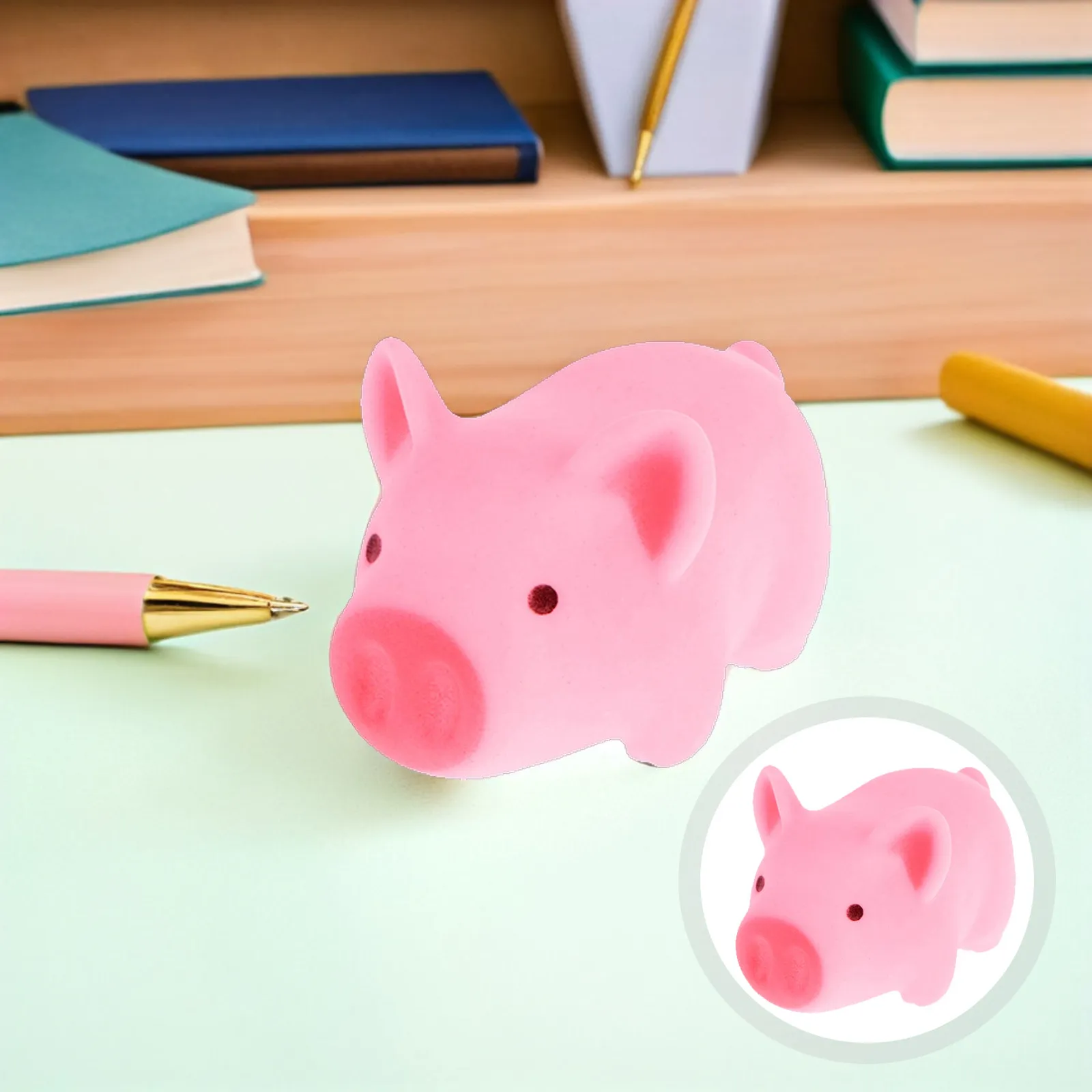 20Pcs Pink Pig Squeak Fun Sensory Pressure Reliever Creative Stress Reduction Decompression Ball for Kids Anxiety