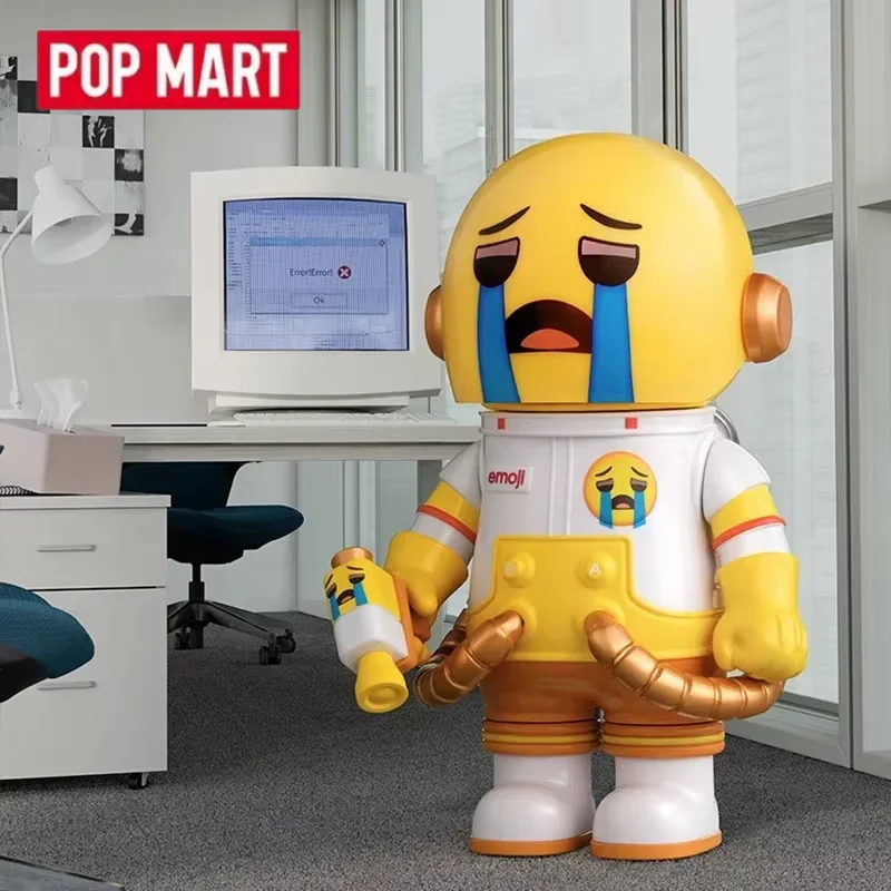 POP MART MEGA SPACE MOLLY 100% x emoji Series Genuine Blind Box Mystery Box Guess Bag Toys Doll Cute Anime Figure Desktop