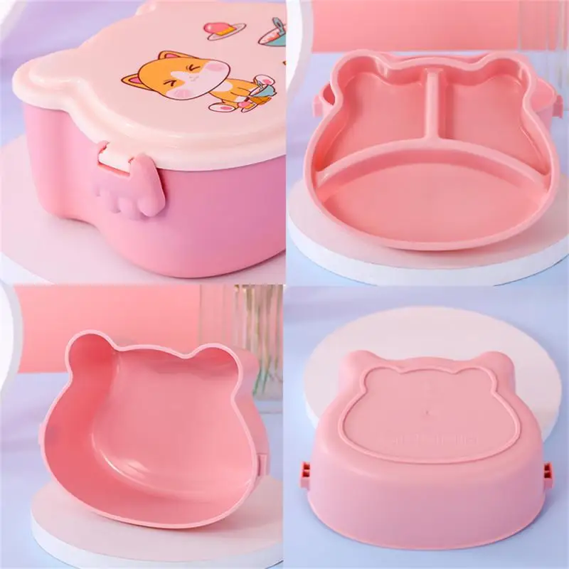 Lunch Box for Kids Double Layer With Compartments Bento Lunchbox School Child Leakproof Children's Food Snack Boxes New