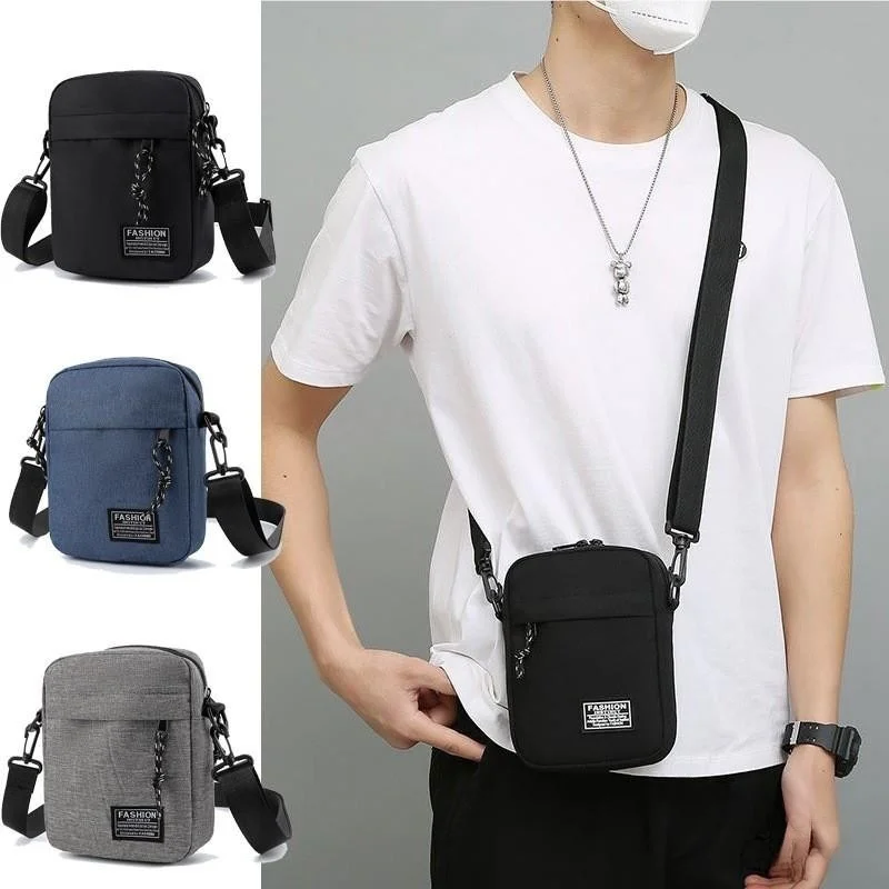 

Men's Summer Single oulder Crossbody Bag Portable Work Commuting Mobile Phone Bag Lightweight Small Bapa