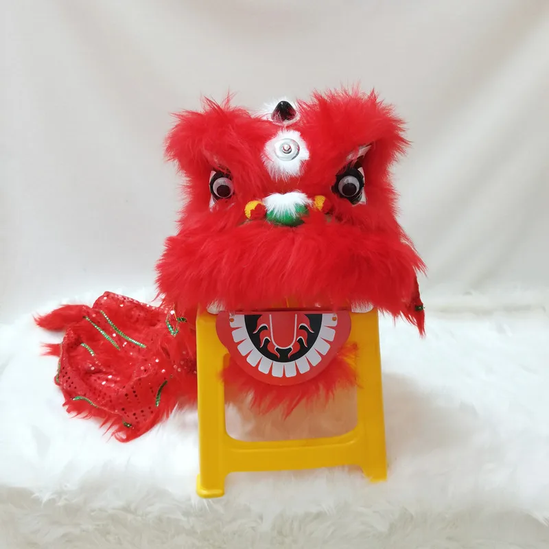 لعبة زي رقص الأسد الملكي مقاس 12 بوصة لعمر 3-5 سنوات للأطفال الأولاد والبنات وحفلات الأطفال ومرحلة الكرنفال الرياضية #1