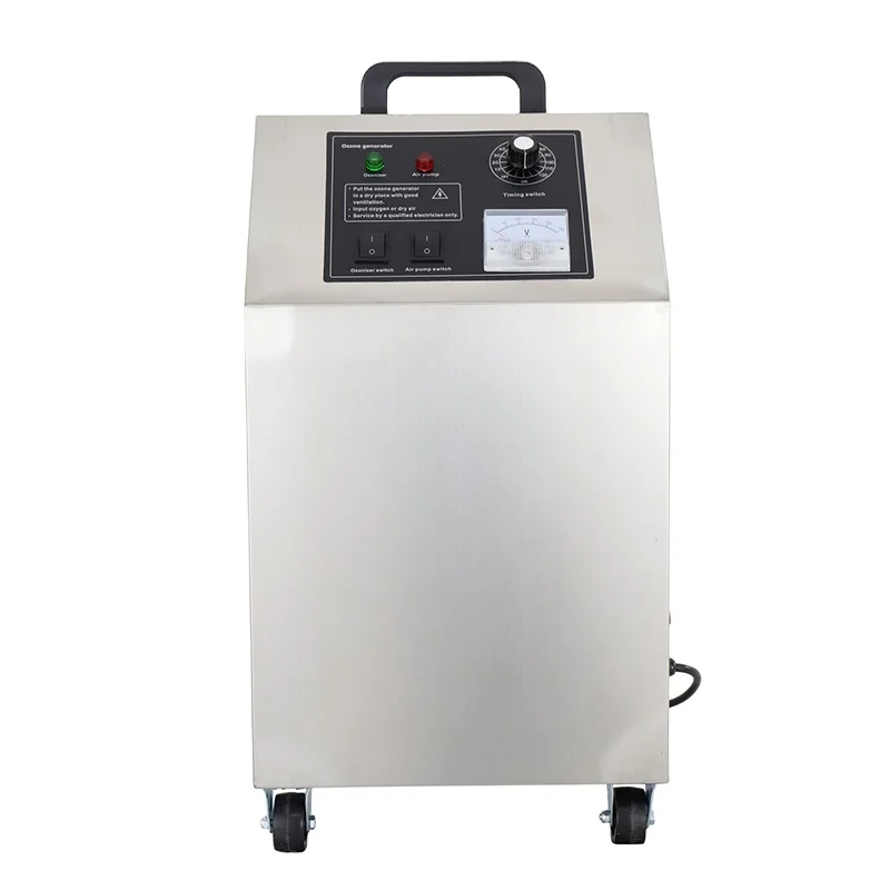5G/h portable ozone generator for disinfection of hotel garages and food factories