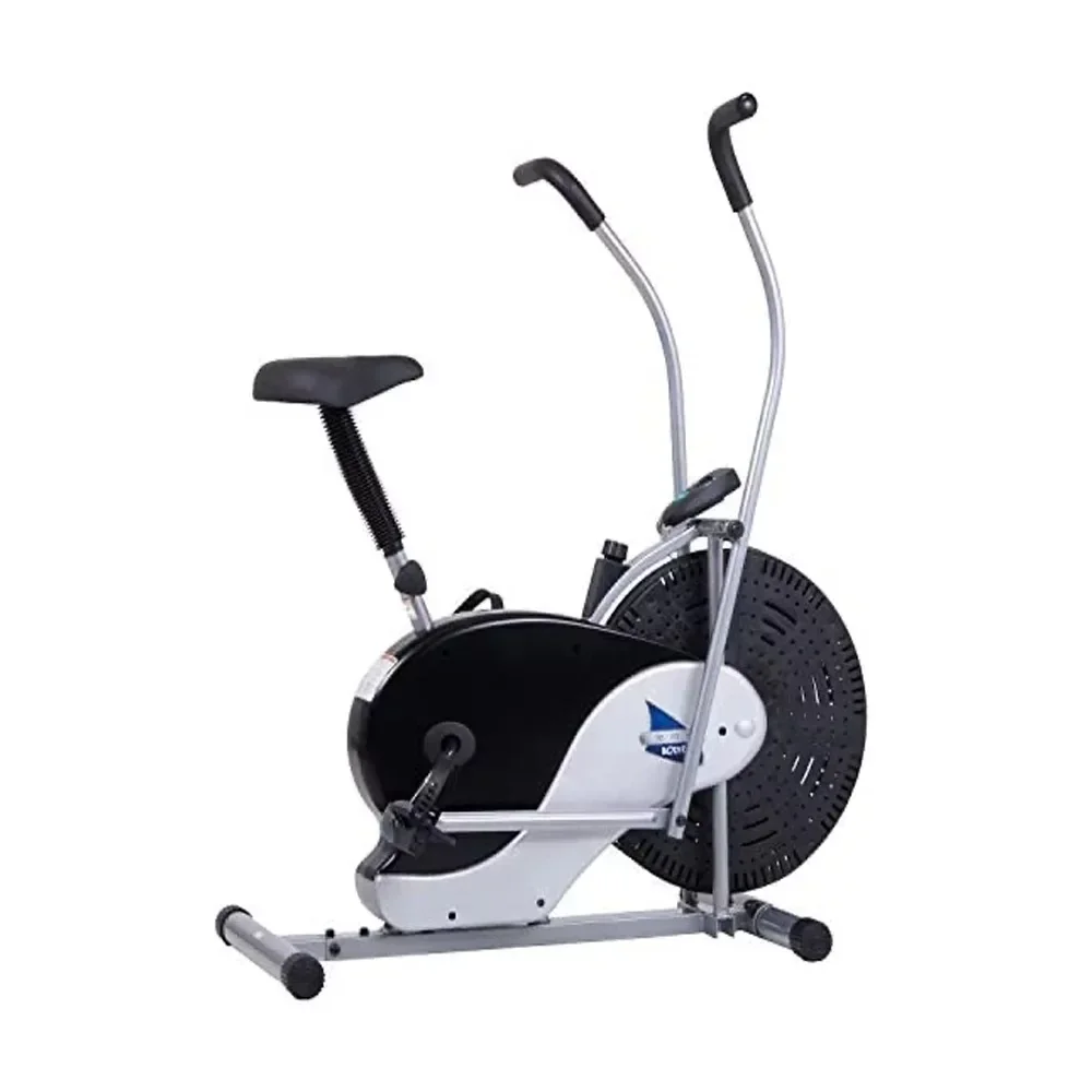 Exercise Upright Stationary Fan Bike with Updated Softer and Adjustable Seat for with 250 lbs Max Weight Capacity Freight free