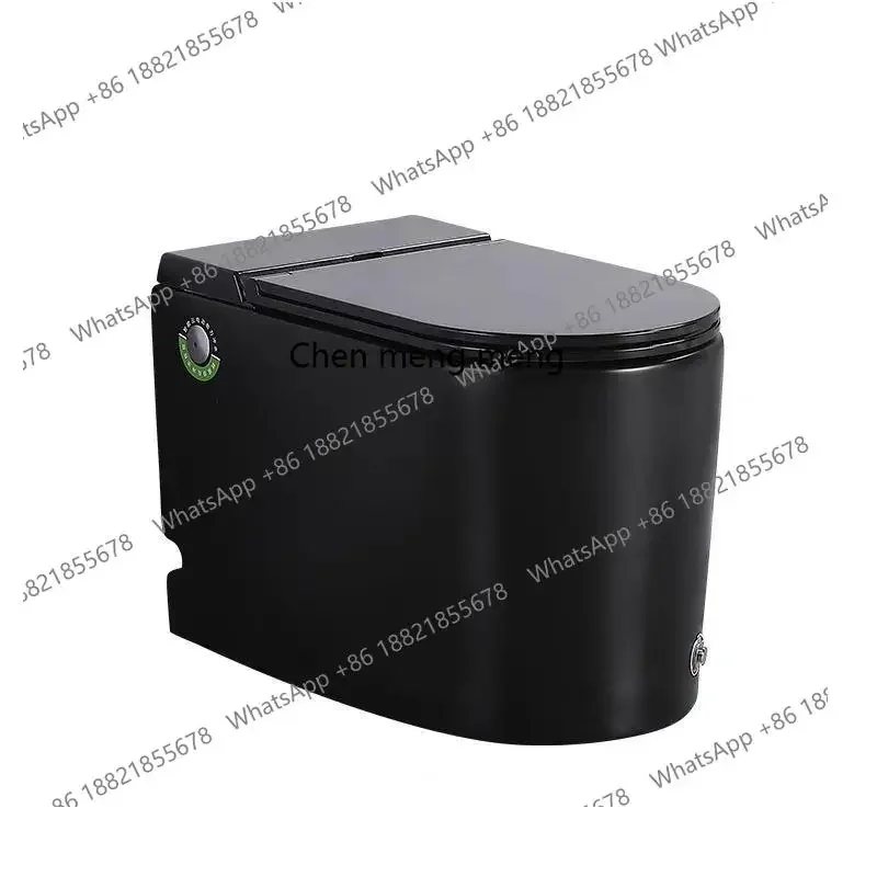 

New tankless toilet household toilet large diameter pipe anti-blocking and deodorant black toilet