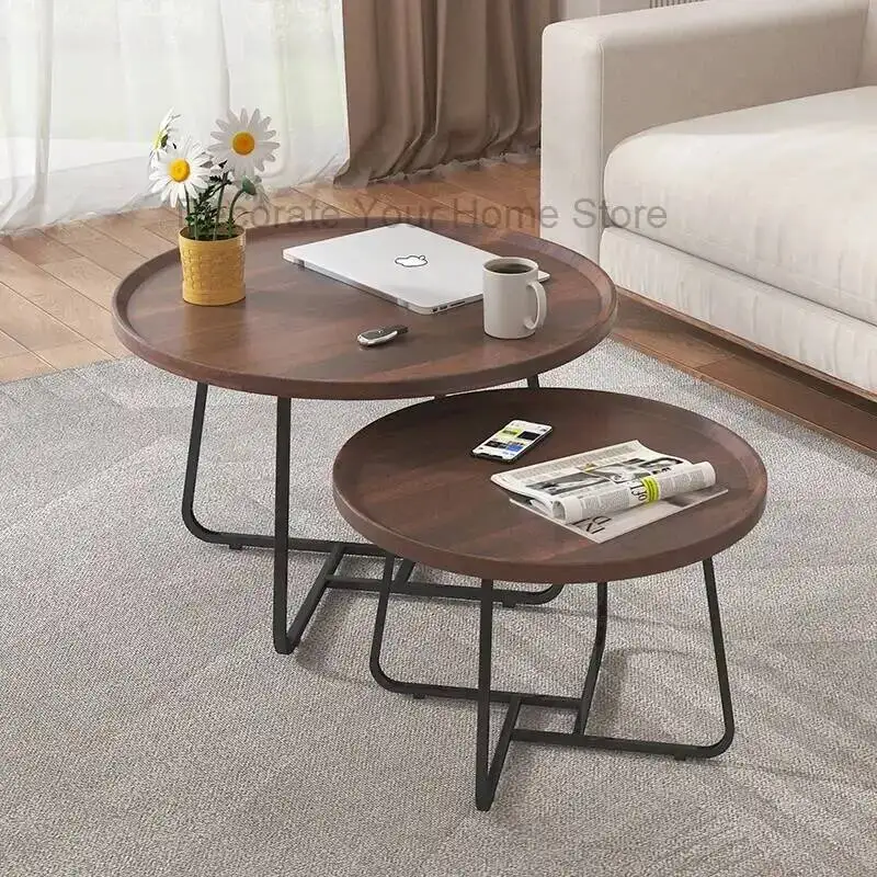 Storage Minimalist Coffee Table Round Outdoor Dressing Coffee Table Bistro Living Room Computer Muebles Para El Hogar Furniture