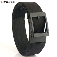 TUSHI Belt Hard Military Belt for Men Metal Automatic Buckle IPSC Gun Belt Nylon Tactical Belt Outdoor Sports Girdle Accessories