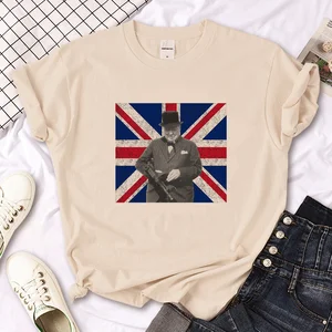 British Army Tee women Japanese Tee girl harajuku 2000s manga clothing