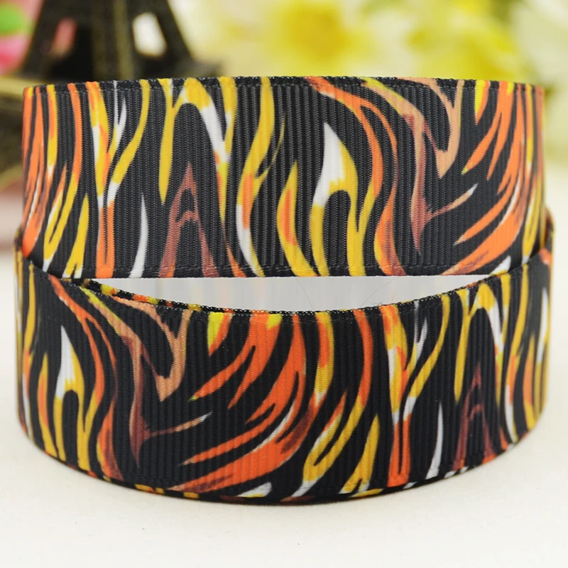 22mm 25mm 38mm 75mm Animal stripe cartoon printed Grosgrain Ribbon party decoration 10 Yards satin ribbons