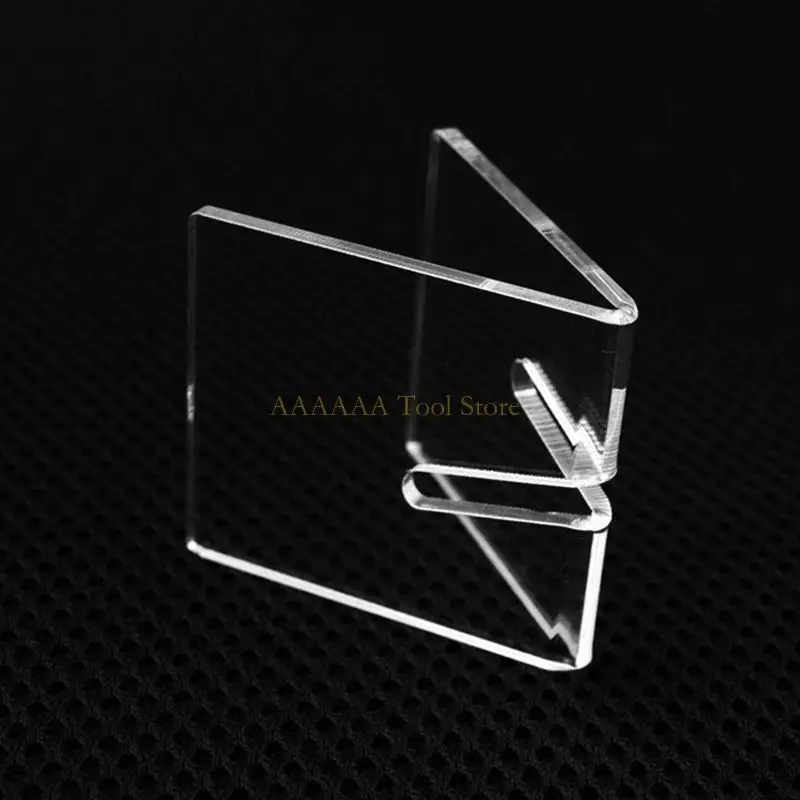 

A2BE 2 Sizes Acrylic Knife Display Stand Organic Glass Knife Holder Clear Kitchen Knife Holder Mini Size Lightweight Holder
