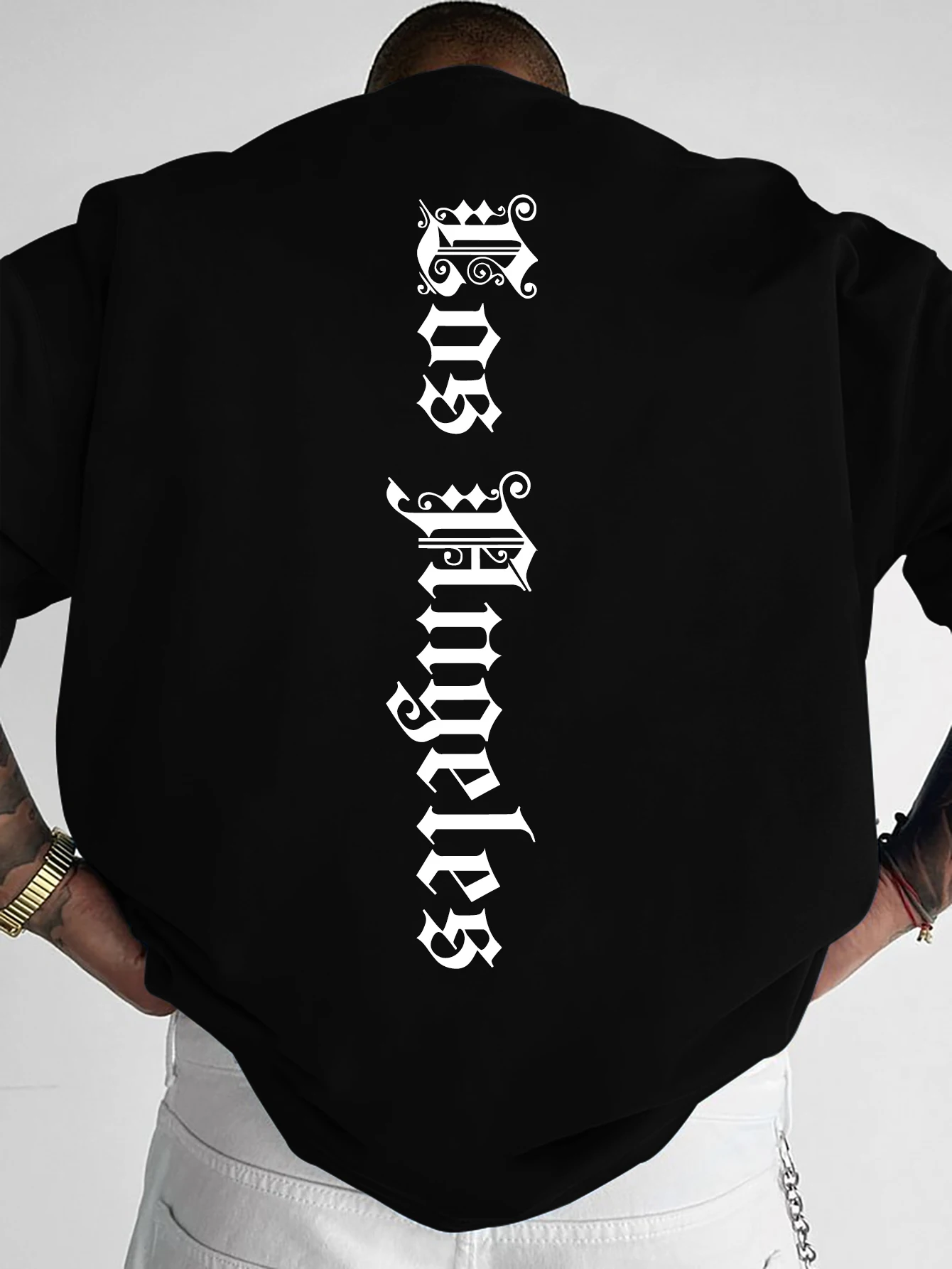 Men's Gothic Streetwear Oversized T-Shirt 