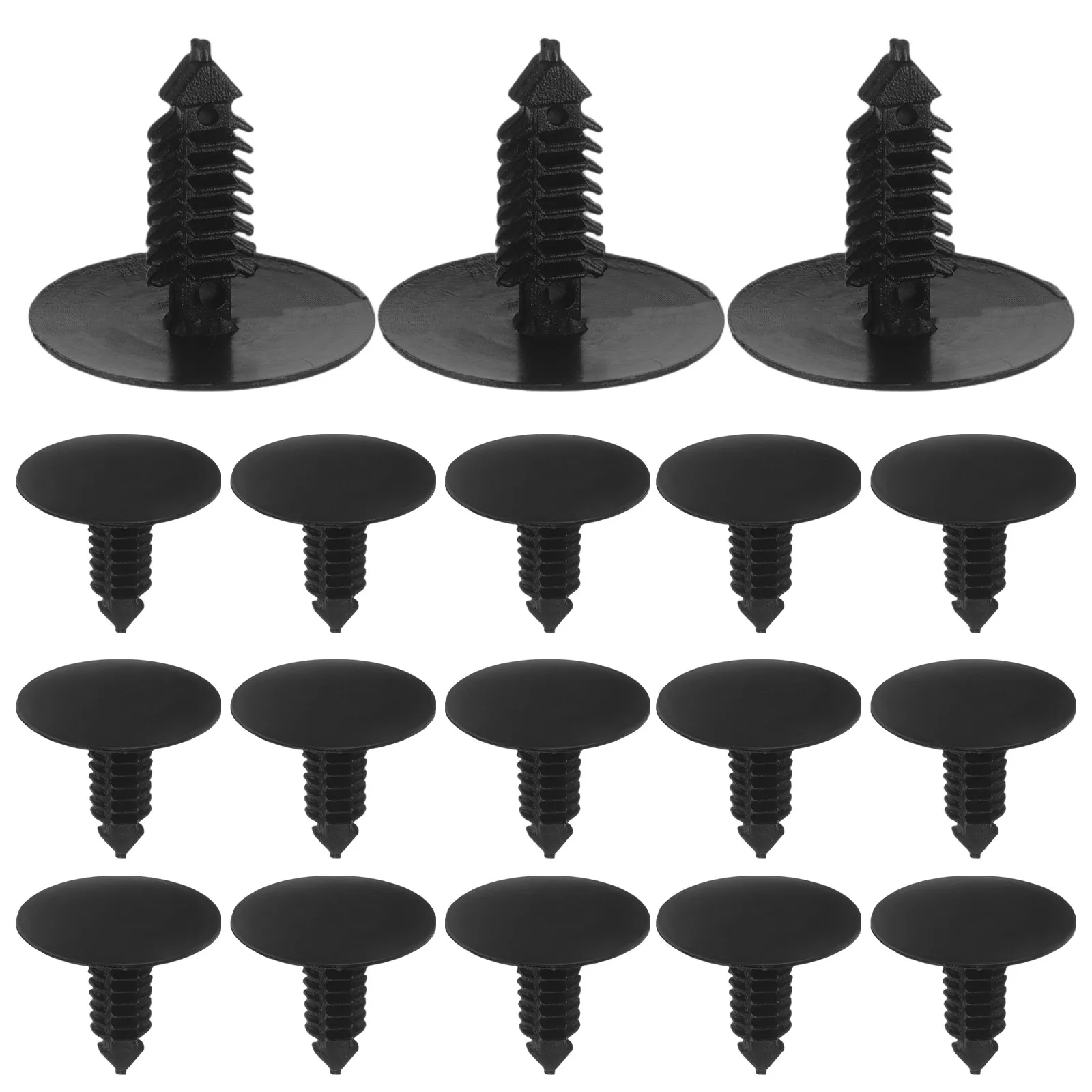 

50Pcs Car Retainer Clips Door Trim Panel Bumper Fasteners Push Type Plastic Automotive Repair Kit for Interior Trim Liner