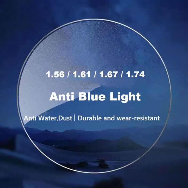 

Radiation Protection 1.67 1.74 Index Ultra-Thin HMC EMI Aspheric Anti-UV Myopia Hyperopia Clear Optical Prescription Lenses,2Pcs