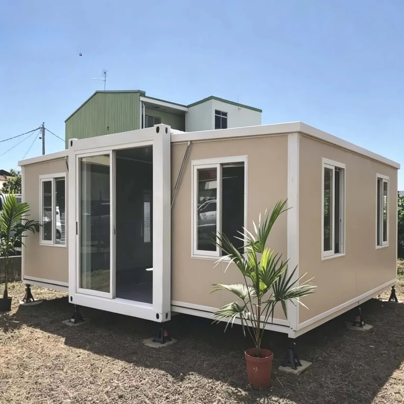 20ft/30ft/40ft EPS Panel Waterproof Expandable Container House Eco-Friendly Durable Modern Tiny Hotel Office Building School