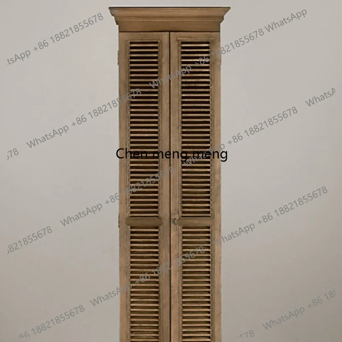 

French Retro Furniture Home Decor Cabinet Original American Style Solid Wood Shoe Cabinet