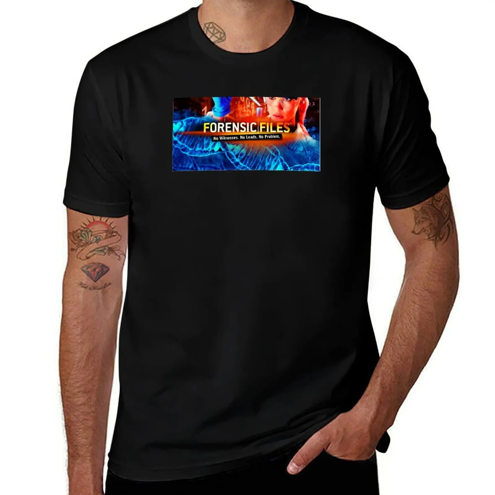 Forensic Files Filtered T-Shirt Work Wear Simple Tee Shirt
