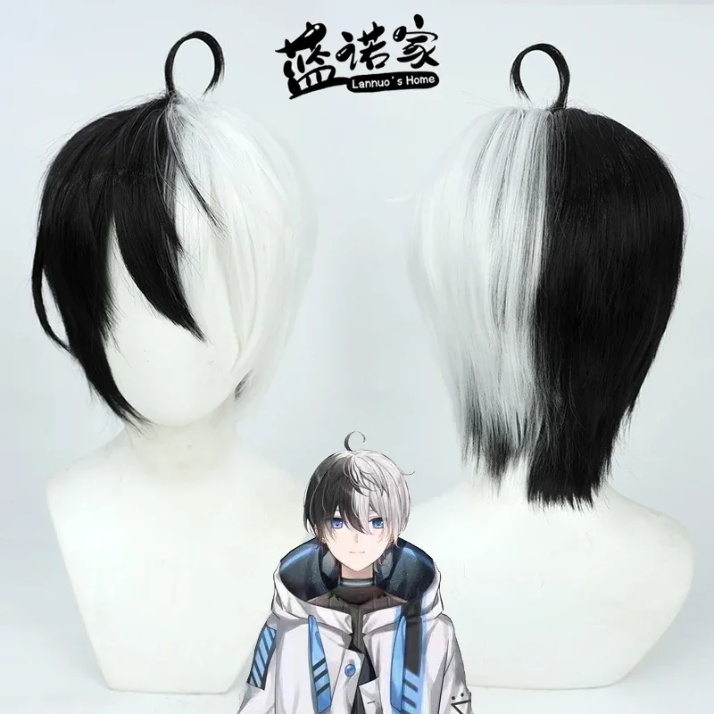 Perruque de Cosplay YouTuber Kamito virtuelle pour hommes et femmes, perruque synthétique résistante à la chaleur pour Halloween et noël, jeu de rôle pour fête d'halloween