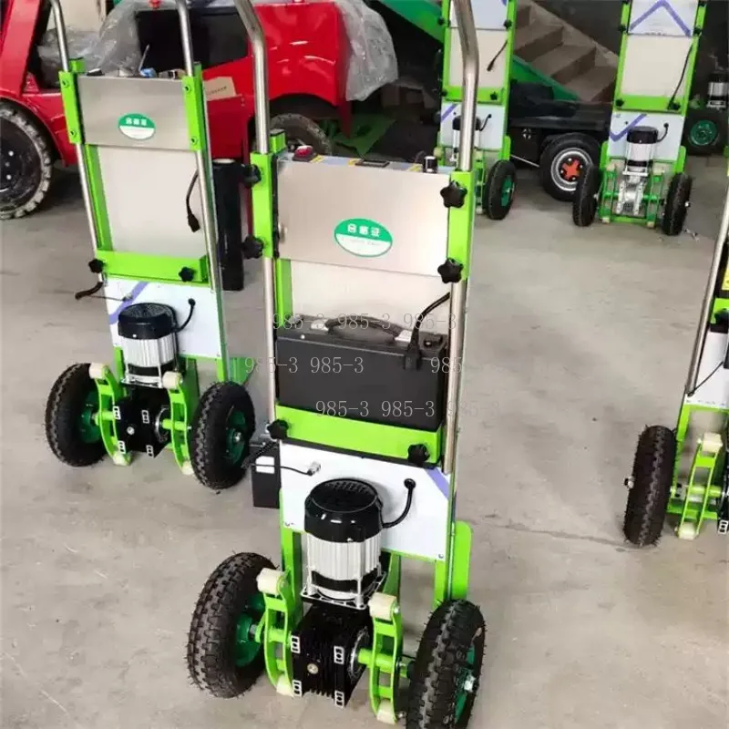 Mobile Tool Stair Climbing Cart 400KG Electric Stair Climber Hand Truck with Battery Tracked Transporter Climb Cart