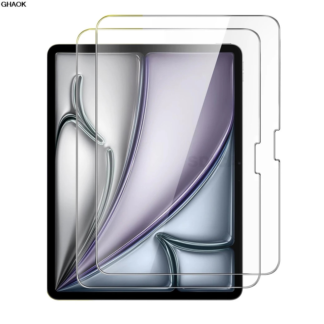 2PCS For iPad Air 11 2026 Tempered Glass Screen Protector 11.0 Inch Tablet Anti Scratch HD Clear Protective Film A3460 A3459