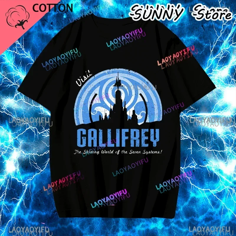 University of Gallifrey Men's Dr. Who Inspired Fun Fan Retro Gift T-shirt