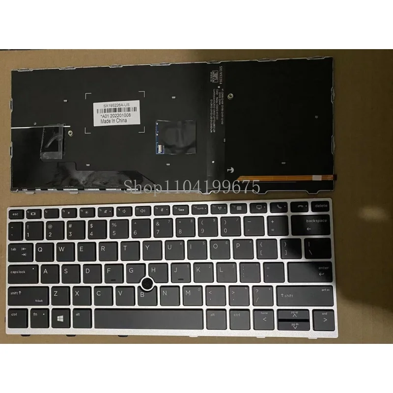 New US backlit keyboard for HP EliteBook 730 G5 735 G5 830 G5 836 G5