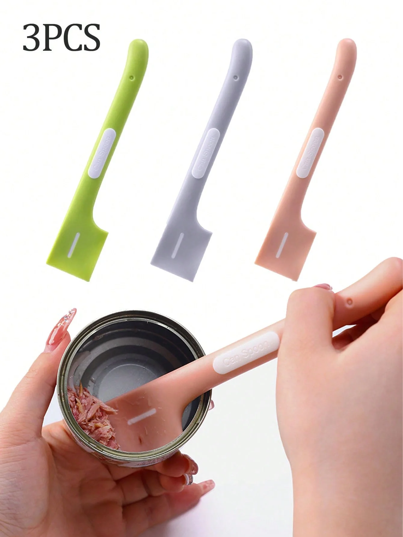 3pcs Pet Food Can Spoon, Pet Food Mixing Spoons for Cat and Dog Feeding, for Pet Feeding Jar Wet Food Storage