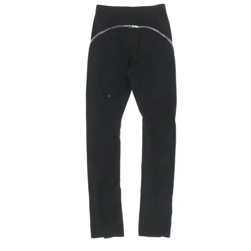 High Quality Designer Style Designer Black Casual Pants Trousers Men