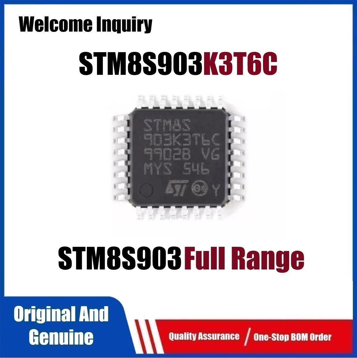 5-30Pcs/Lot New Original STM8S903K3T6C STM8S 903K3T6C LQFP32 STM8S903 8-Bit Microcontroller