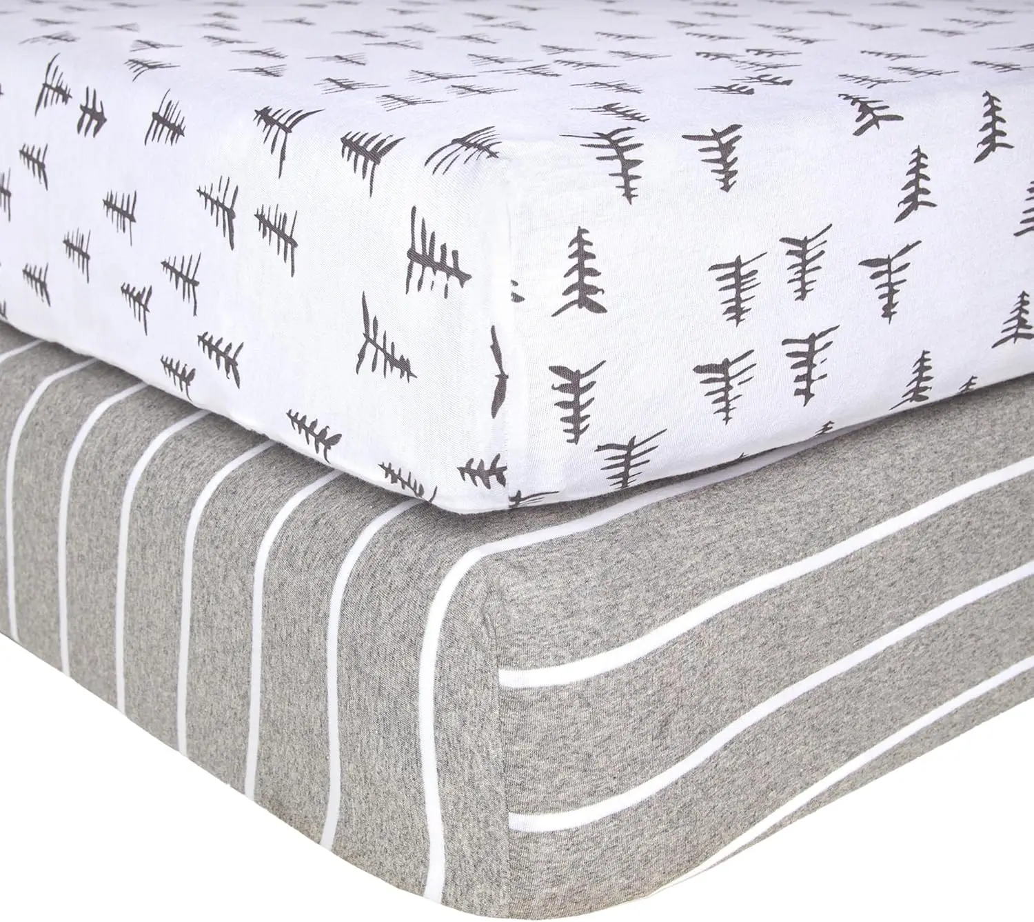 

Essential Organic Cotton Fitted Crib Sheet, Breathable For Boy Girl Standard Crib & Toddler Mattresses