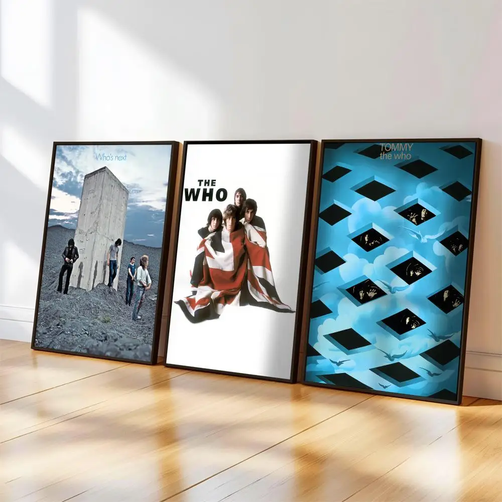 The W-Who Band Poster, Musikalbum-Cover für Zimmer, Leinwandgemälde, Kunstdruck, Heimwanddekoration, Bild, Geschenk