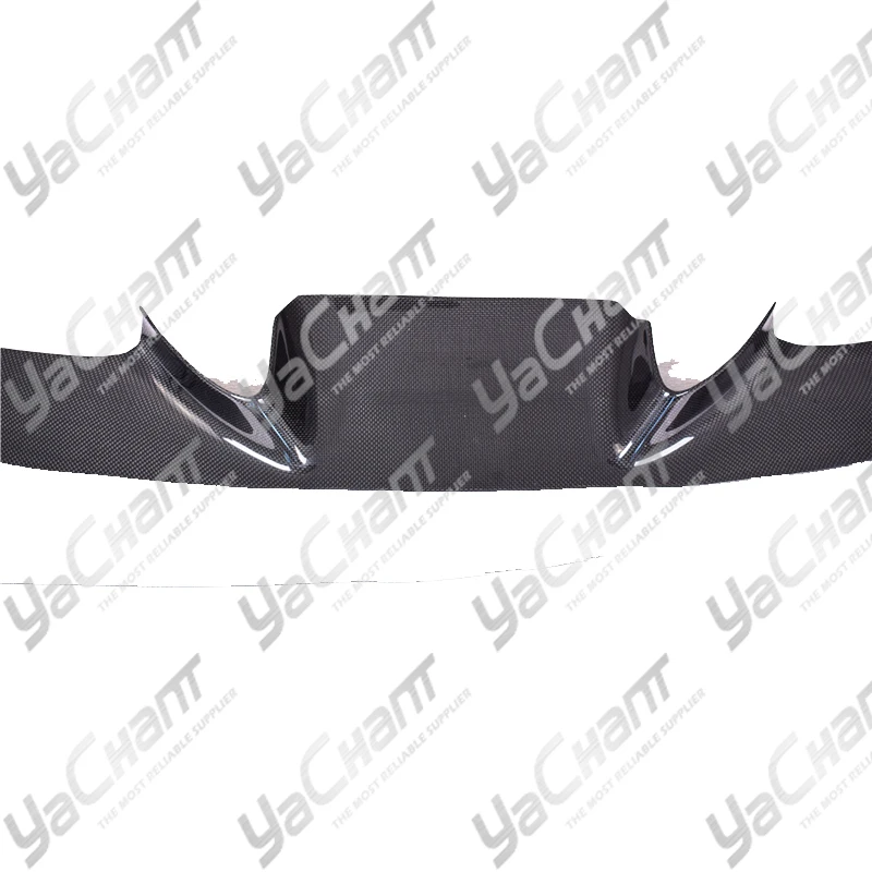 Car-Styling DCF Dry Carbon Fiber Front Bumper Center Cover Fit For 2020-2022 Ferrari F8 Tributo & Spider