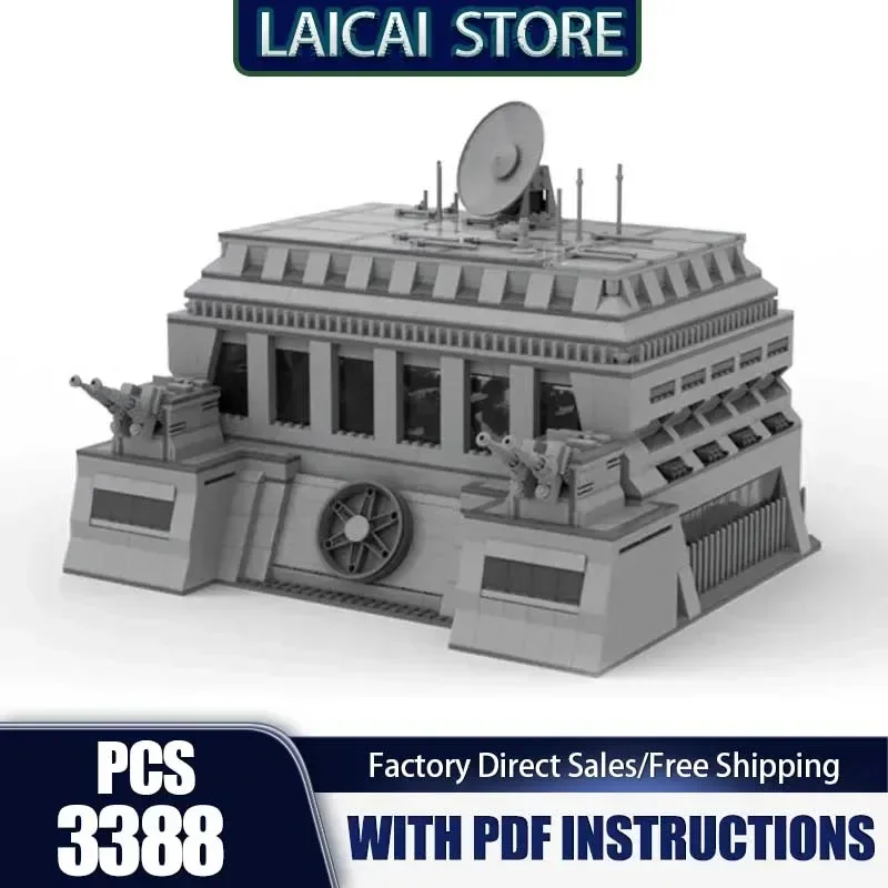 Star Movie Series Moc Building Bricks Military Base Facade Model Building Technology Modular Blocks Construstion Toy Gifts