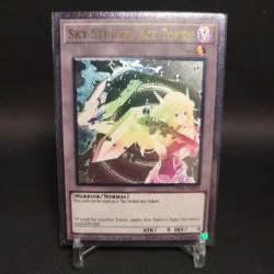 Yu-Gi-Oh Ultimate Rare OP08-EN026/Sky Striker Ace Token Children's Gift Collectible Card Toys (Not Original)