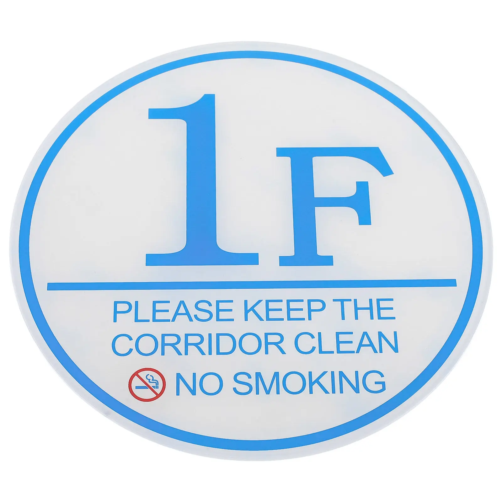 Large Acrylic Floor Number Sticker for Apartment Office Hospital Restaurant Easy to Stick Remove Smooth Surface Floor Storey