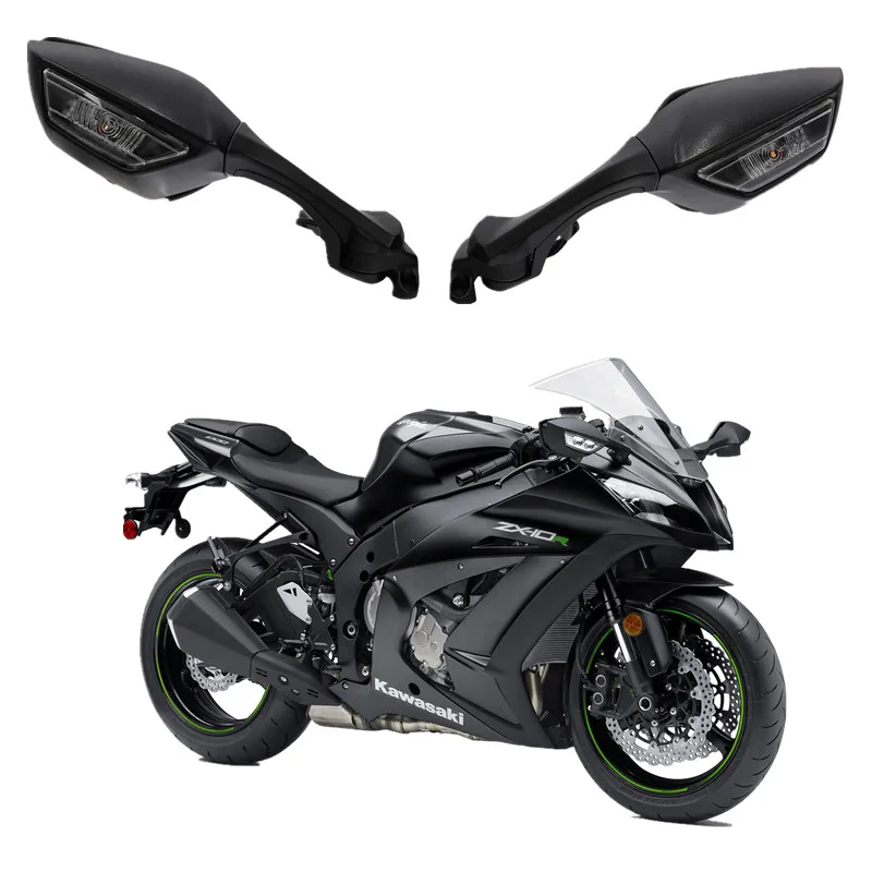 

Светодиодные боковые зеркала заднего вида для Kawasaki Ninja ZX10R ZX 10R 2021 аксессуары для мотоциклов