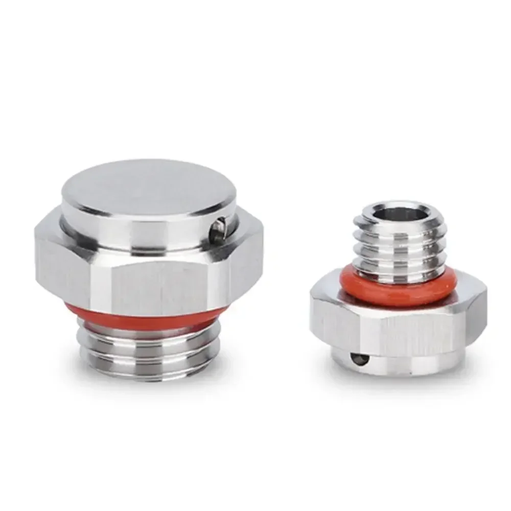 New 304 Stainless Steel Air Vent Valve Waterproof Screw In Breather Vent Valve M5 M6 M8 M10 M12 Pressure Relief Valve
