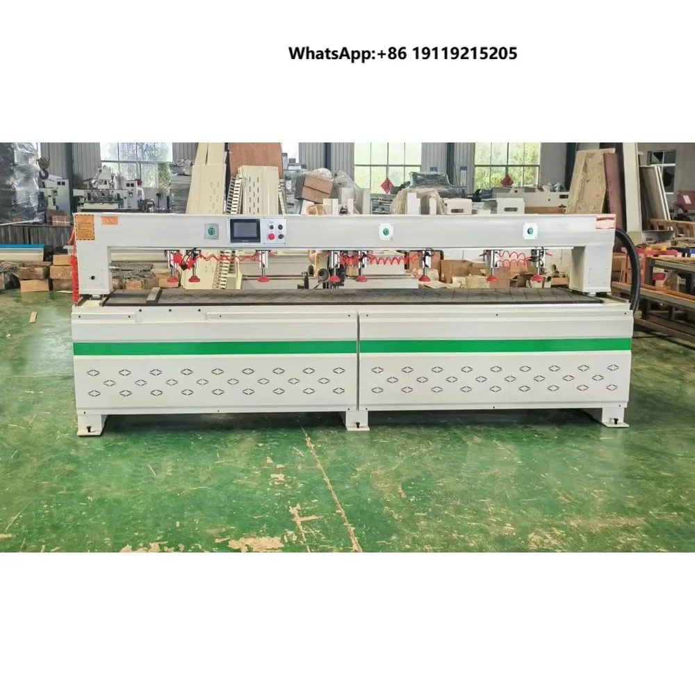 Fast Speed Multi-Function CNC Drilling Machine Door Lock Hole Tenoning Mortising Wood Edge Drilling High-Speed Motor Core