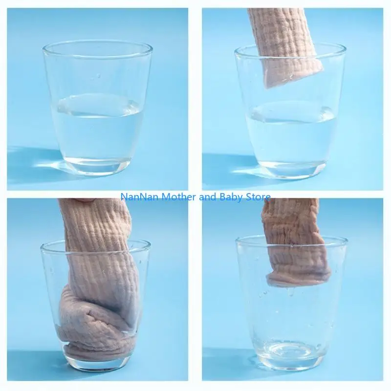 5PCS Muslinผ้าฝ้ายผ้าเช็ดตัวเด็กผ้าเช็ดหน้าทารกแรกเกิดWashclothเด็กStuff