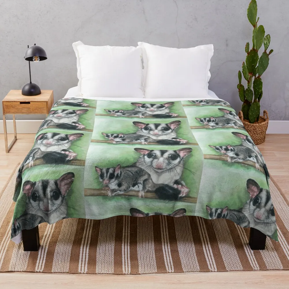 

Sugar Glider Throw Blanket