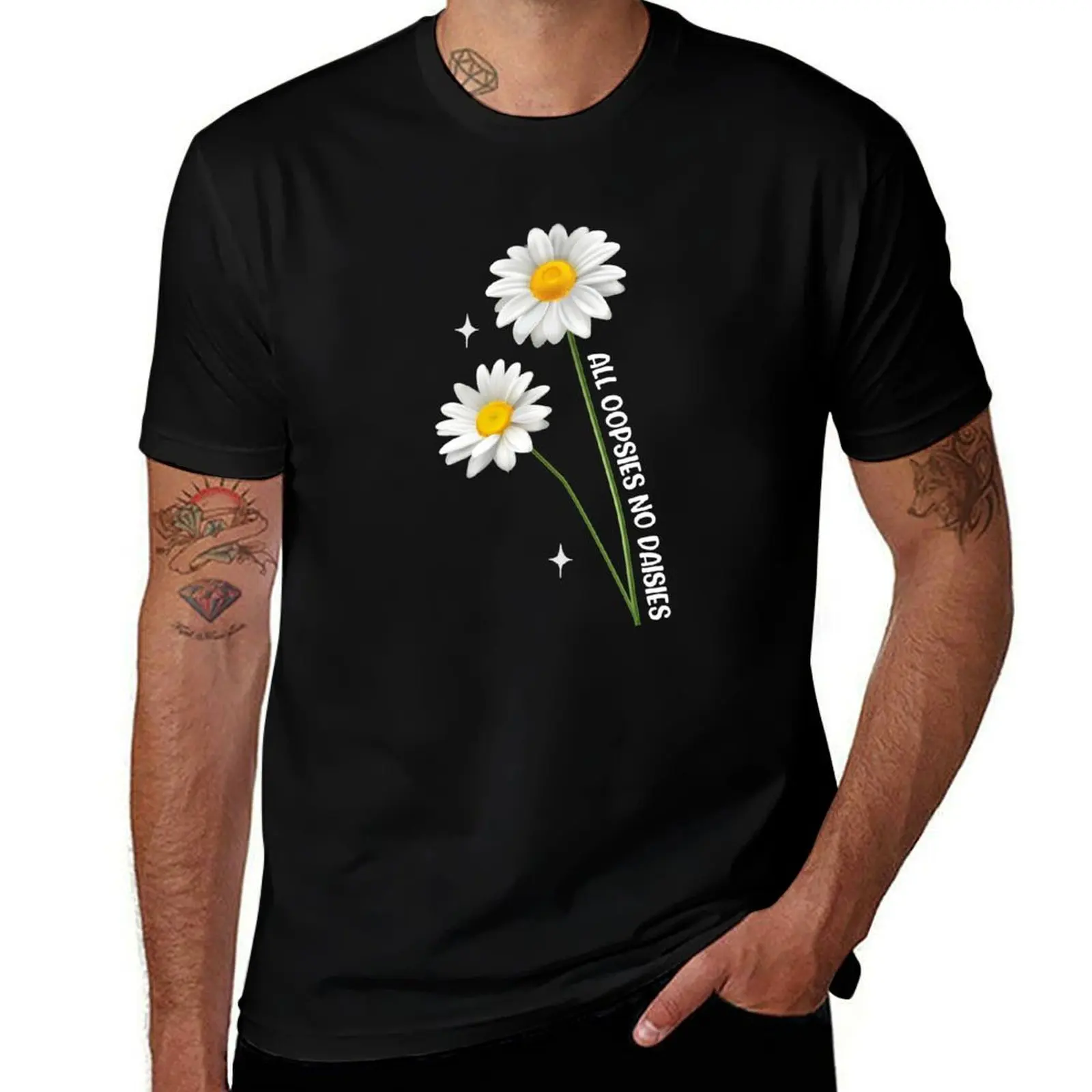 

All oopsies no daises T-Shirt cute clothes street wear anime figures blue archive funny t shirts men