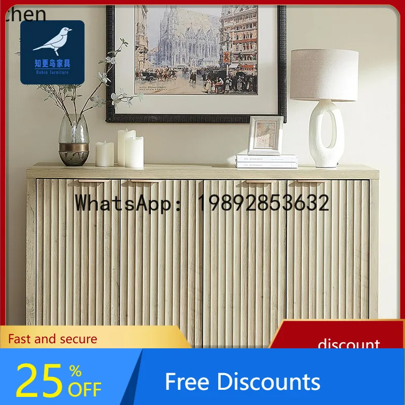 Cabinet Multi-Functional Console Cabinet Storage Groove Storage Cabinet