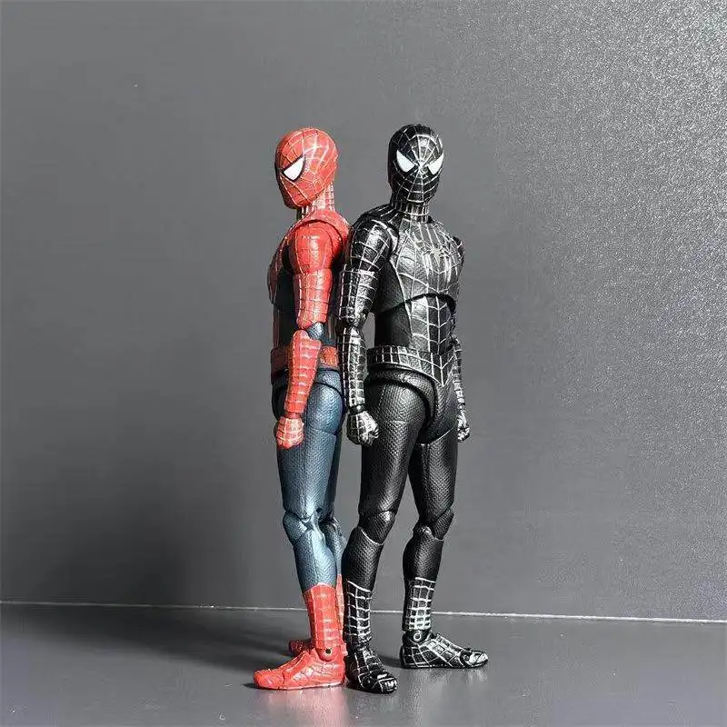 

Аниме-фигурка Spider-Man (Тоби) SHF, шарнирная, коллекционная, модель-конструктор, настольное украшение, подарок на день рождения для мальчика
