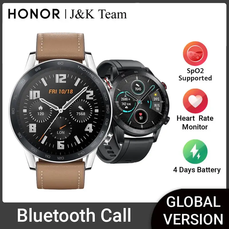 Top! HONOR magicwatch 2 46MM Smart watch, Bluetooth Calling Smartwatch ,14 Days Battery Life,Phone Call Heart Rate