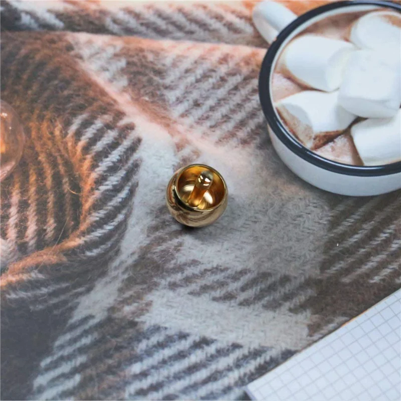 

YSUN-4X Tippe Top Metal Flip Over Top Stainless Steel Spinning Top Amazing Gift, Golden