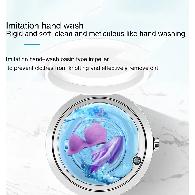 Mini Washing Machine Small Portable Energy-Saving Energy-Saving Washing Machine For Washing Socks And Underwear