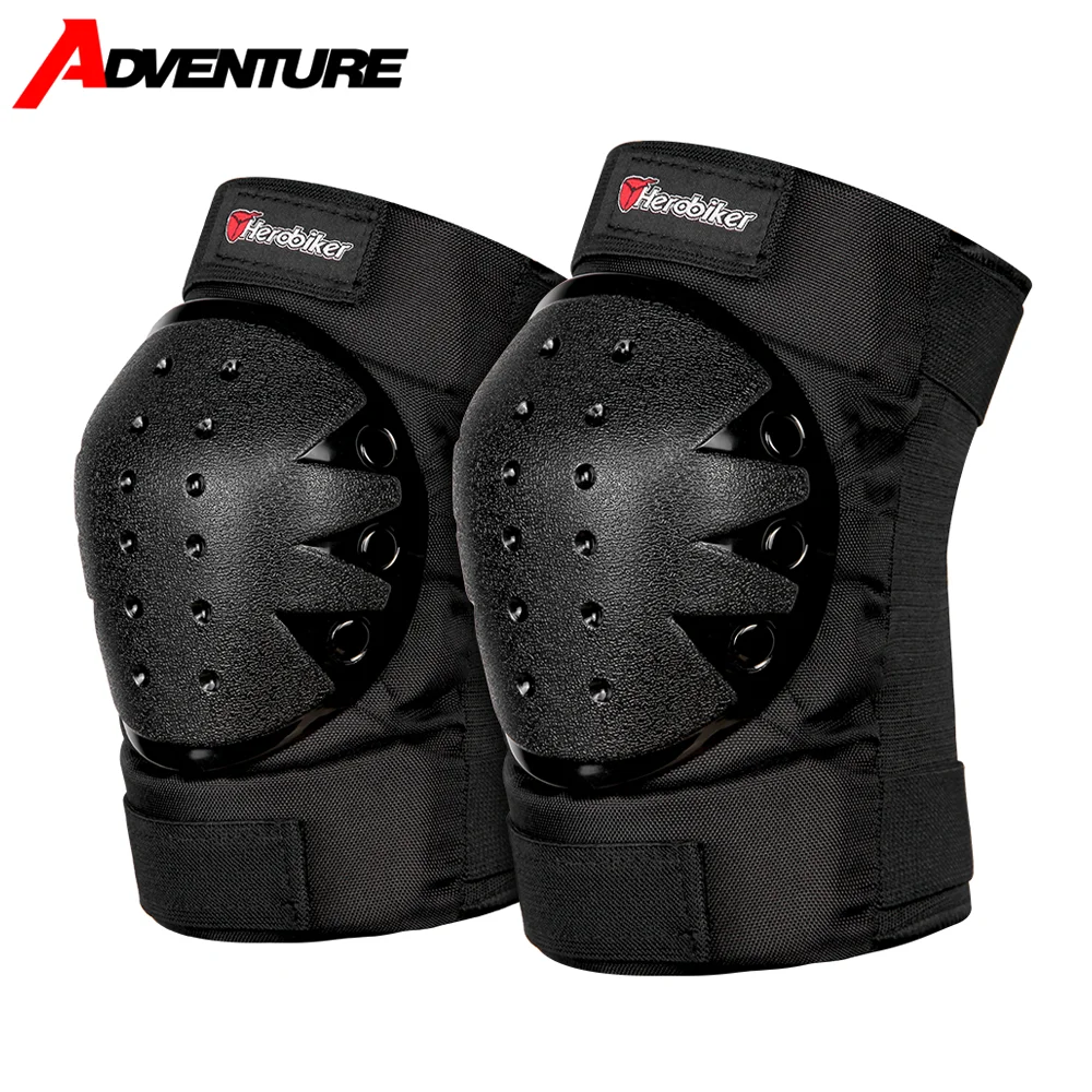 HEROBIKER Motorcycle Knee Pads Men Women Anti-drop Rodilleras Motocross Protection Knee Pads Moto Motorbike Rodiller Knee Gurad