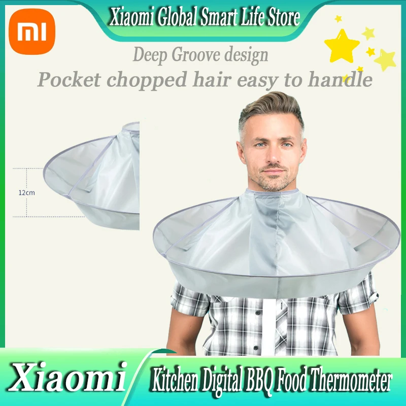 Xiaomi Youpin Haircut Cloak Cloak Barber Shop Stylist Haircut Umbrella Cloak Haircut Cloak Home Haircut Cleaning Protective Cove