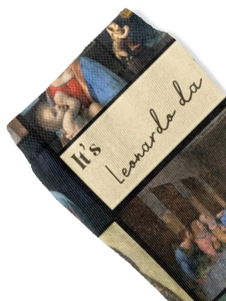 It’s Leonardo da Vinci Collection - Art Socks Rugby winter gifts Stockings man Male Socks Women's