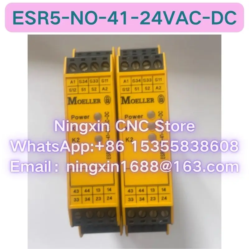 

New Original ESR5-NO-41-24VAC-DC safety relay Functional test OK Fast delivery