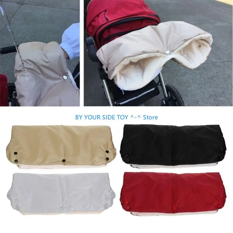 

Hand Muff Cozy Stroller Hand Gloves for Baby Stroller & Pushchair Windproof Hand Muff Mitten for Mostly Brand Strollers U6XE