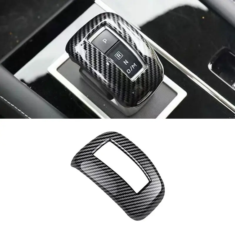 

Carbon Fiber Texture For Mitsubishi Outlander 2023 Car ABS Accessories Interior Gear Shift Head Cover Trim